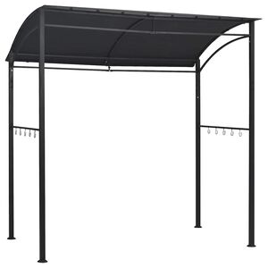 vidaXL BBQ用 ガゼボ 215x150x220cm アントラシート スチール製