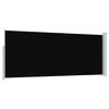 vidaXL 引き込み式サイドオーニング 120x300cm ブラック