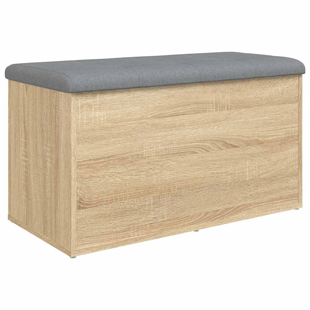 【数量限定】vidaXL 収納ベンチ ソノマオーク 82x42x45 cm エン vidaXL 収納ベンチ ソノマオーク 82x42x45 cm エンジニアードウッド