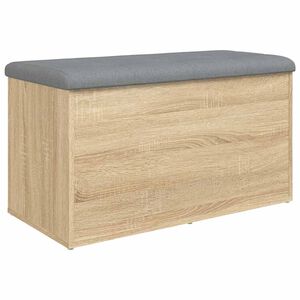 vidaXL 収納ベンチ ソノマオーク 82x42x45 cm エンジニアードウッド