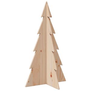 vidaXL 木製クリスマスツリー デコレーション用 80cm パイン無垢材