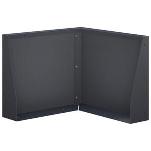 vidaXL 保持壁 50 x 50 x 40 cm スチール アンスラサイト