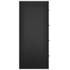 vidaXL サイドボード 引き出し4個付き 60x30.5x71 cm ブラック