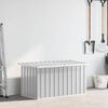 vidaXL ガーデン収納ボックス グレー 129x67x65 cm
