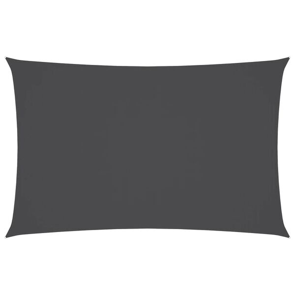vidaXL サンシェードセイル 5x8m 長方形 オックスフォード生地 アントラシート