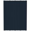vidaXL ルーフパネル 36点 亜鉛メッキ鋼 アントラシート 60x45 cm