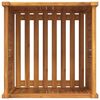 vidaXL ガーデンプランター（ライナー付き）50x50x50cm 無垢材アカシア