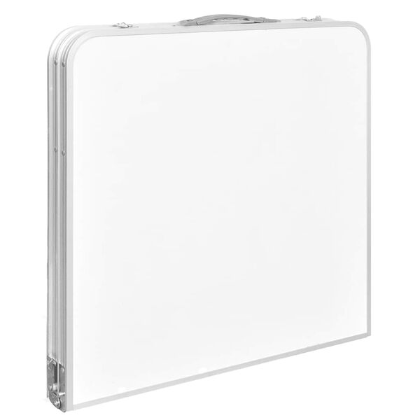 vidaXL 折りたたみキャンプテーブル 高さ調節可能 アルミ製 120x60cm