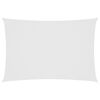 vidaXL サンシェードセイル 2.5x4.5m 長方形 オックスフォード生地 ホワイト