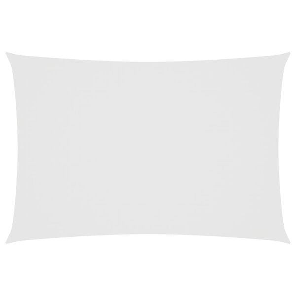 vidaXL サンシェードセイル 2.5x4.5m 長方形 オックスフォード生地 ホワイト