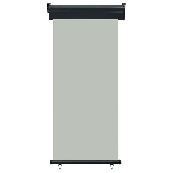 vidaXL バルコニー用 サイドオーニング 85x250cm グレー