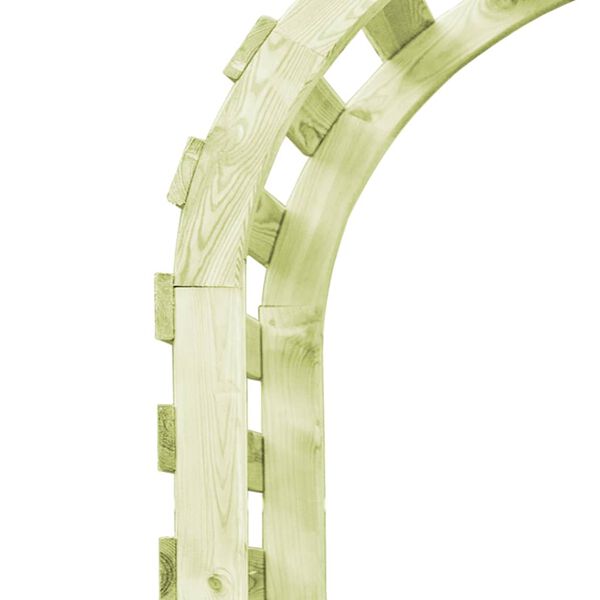 vidaXL ガーデンパーゴラ 130x60x230cm 含浸松材