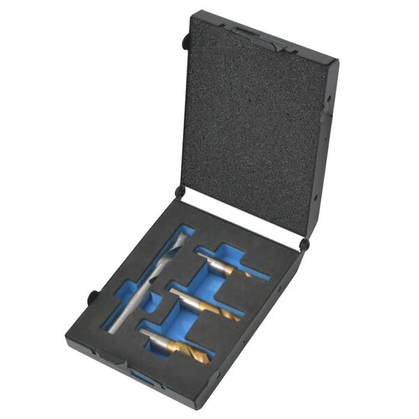 vidaXL スポット溶接ドリルビット 4点セット HSS