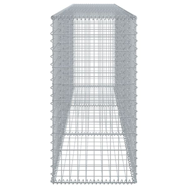 vidaXL 蛇籠バスケット カバー付き 300x50x100cm 亜鉛メッキ鉄