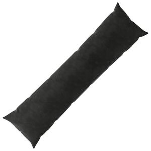 vidaXL クッションカバー 枕で HEERLEN ブラック 40 x 145 cm ベルベット