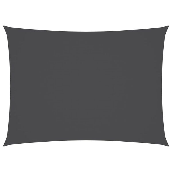 vidaXL サンシェード 3x4.5m 長方形 オックスフォード生地 アントラシート