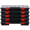 vidaXL アソートボックス 5個入り 40x30x5 cm ポリプロピレン