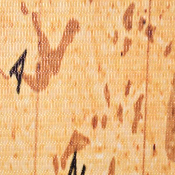 vidaXL 折りたたみ式ルームディバイダー 228x170cm 世界地図 イエロー