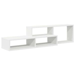 vidaXL 壁掛けテレビスタンド 120x25x28.5cm エンジニアードウッド