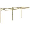 vidaXL 差し掛けパーゴラ 2x4x2.2m 木製