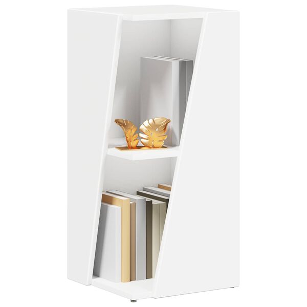 vidaXL サイドシェルフ ホワイト 33 x 32 x 70.5 cm エンジニアリングウッド