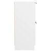 vidaXL サイドボード ホワイト 60x30x70 cm エンジニアードウッド