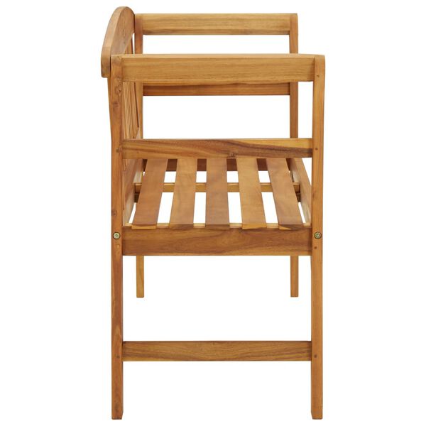 vidaXL ガーデンベンチ 114cm アカシア無垢材