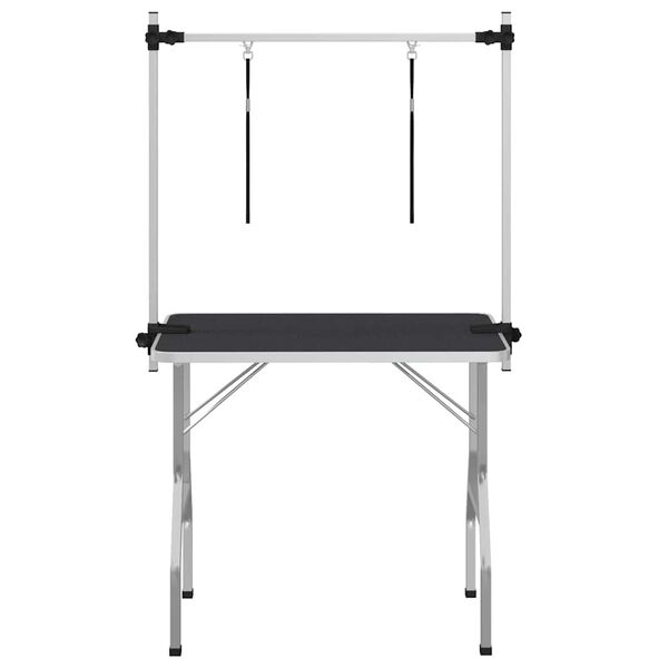 vidaXL トリミングテーブル 犬/猫/ペット用 調節可能 2ループ付き