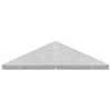 vidaXL パラソル重り土台プレート グレー 花こう岩製 三角形 15kg