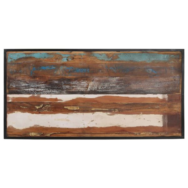 vidaXL ダイニングテーブル 140cm 無垢の再生木材