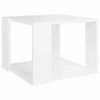 vidaXL コーヒーテーブル ホワイト 40x40x30cm エンジニアリングウッド