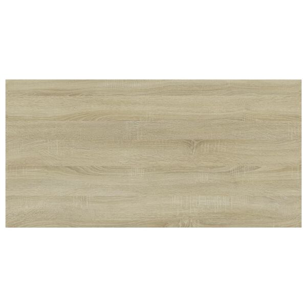 vidaXL 本棚ボード 8点 ソノマオーク 60x30x1.5cm パーティクルボード