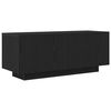vidaXL テレビキャビネット 100 x 35 x 40 cm ブラックオーク エンジニアードウッド