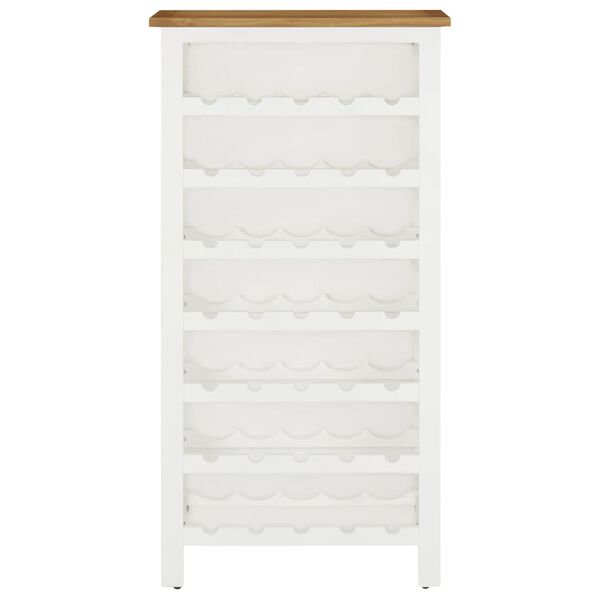 vidaXL ワインキャビネット 56x32x110cm オーク無垢材