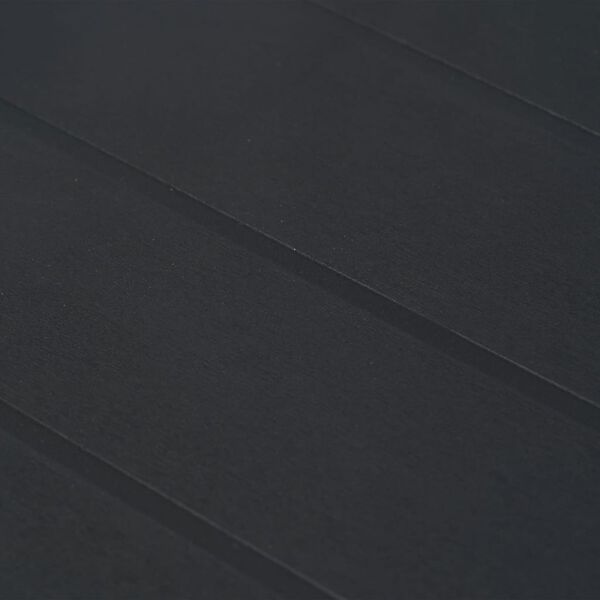 vidaXL ガーデンテーブル アントラシート 150x90x72cm プラスチック製 ラタン風