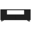 vidaXL TVキャビネット ブラック 120x35x48cm エンジニアリングウッド