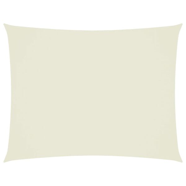 vidaXL サンシェードセイル 3x6m 長方形 オックスフォード生地 クリーム
