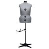 vidaXL 調整可能 ドレスフォーム 人台 女性 グレー L サイズ44-50