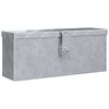 vidaXL アルミボックス 48.5x14x20cm シルバー