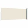 vidaXL 引き込み式サイドオーニング 120x300cm クリーム