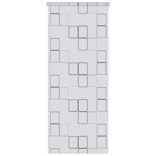 vidaXL シャワーローラーブラインド 80x240cm スクエア柄