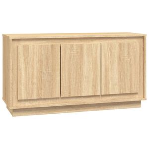 vidaXL サイドボード ソノマオーク 102x35x55 cm エンジニアードウッド
