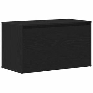 vidaXL ホールベンチ ブラックオーク 80 x 40 x 45 cm エンジニアードウッド