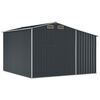 vidaXL 庭用納屋 277x279x179cm 亜鉛メッキ鋼製 アントラシート