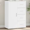 vidaXL サイドボード ホワイト 60x31x84cm エンジニアリングウッド