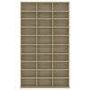 vidaXL CDキャビネット ソノマオーク 102x23x177.5cm パーティクルボード