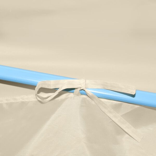 vidaXL プロ仕様 折りたたみ式パーティーテント 側壁4枚付き スチール製 2x2m クリーム