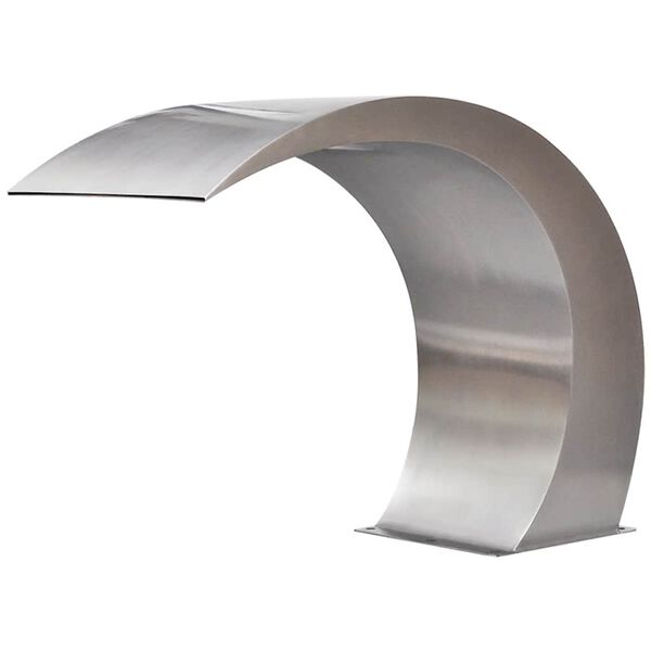 vidaXL ウォーターフォール プール噴水 ステンレススチール製 45x30x60cm