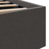 vidaXL 油圧式収納ベッドフレーム ダークグレー 布製 160x200cm