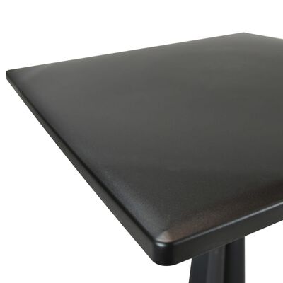 vidaXL ガーデンテーブル アントラシート 70x70x71.7 cm プラスチック製